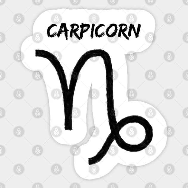 CAPRICORN IN OIL Sticker by jcnenm